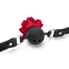 Baillon Boule avec Rose Bud Gag Rose