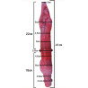 Double gode Duo Hand Monster 42 x 6cm