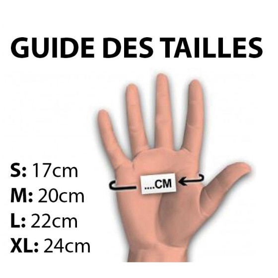 Gants Fist Wrist Rouge