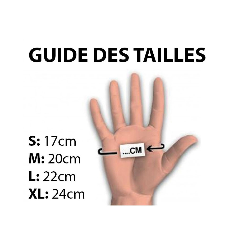 Gants Fist Wrist Rouge