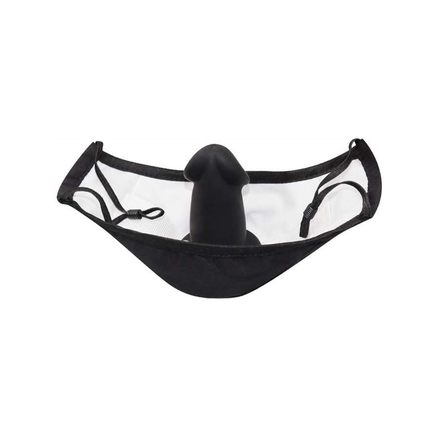 Masque avec Bâillon Gode 7 x 4cm