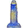 Gode Fantasy Gentax 16 x 5cm Bleu-Doré