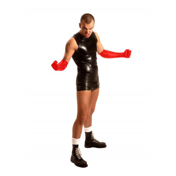 Gants Fist Elbow Rouge