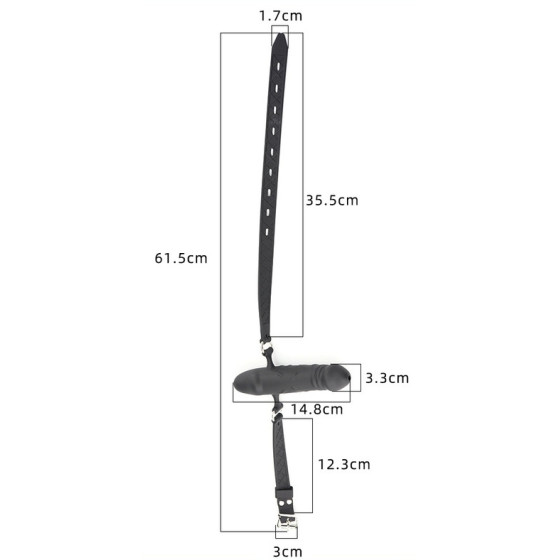 Bâillon Gode Oral Dick 10cm