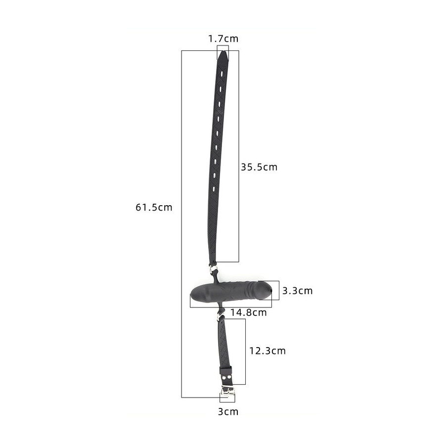 Bâillon Gode Oral Dick 10cm
