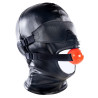 Cagoule SM avec Bâillon et masque Subfull Noire