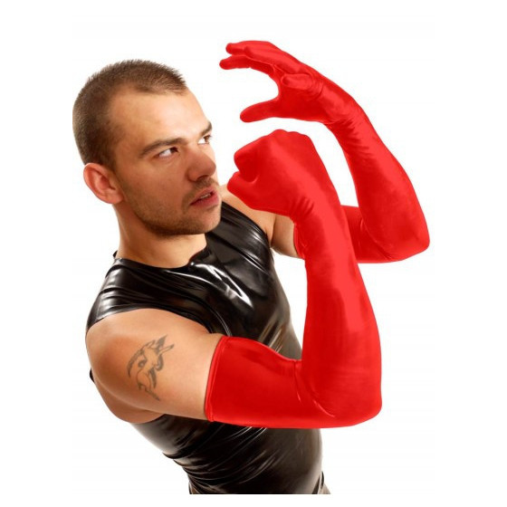 Gants Fist Shoulder Rouge