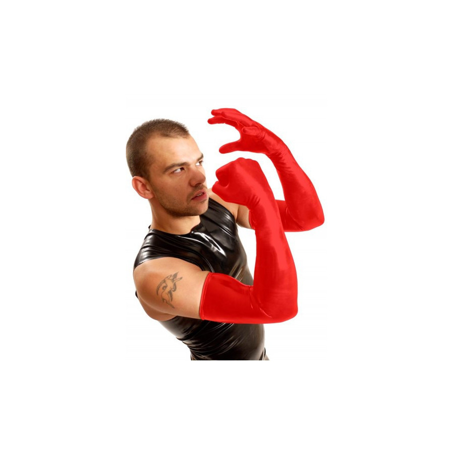 Gants Fist Shoulder Rouge