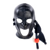Cagoule SM avec Bâillon et masque Subfull Noire