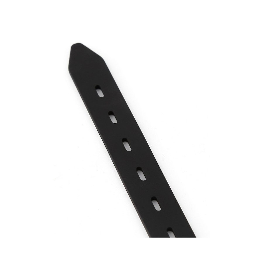 Bâillon en silicone Zen Open Noir-Rouge