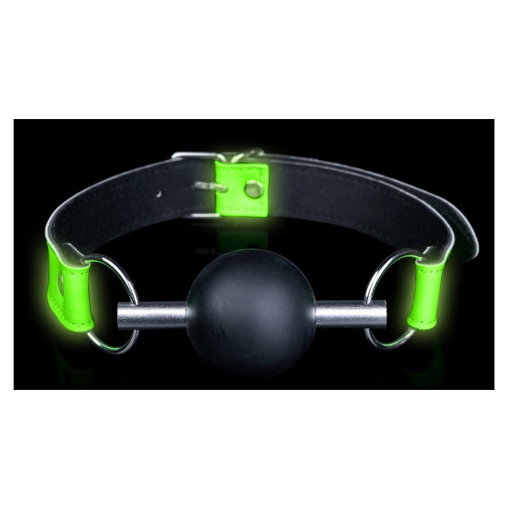 Bâillon Boule phosphorescent Glow 45mm