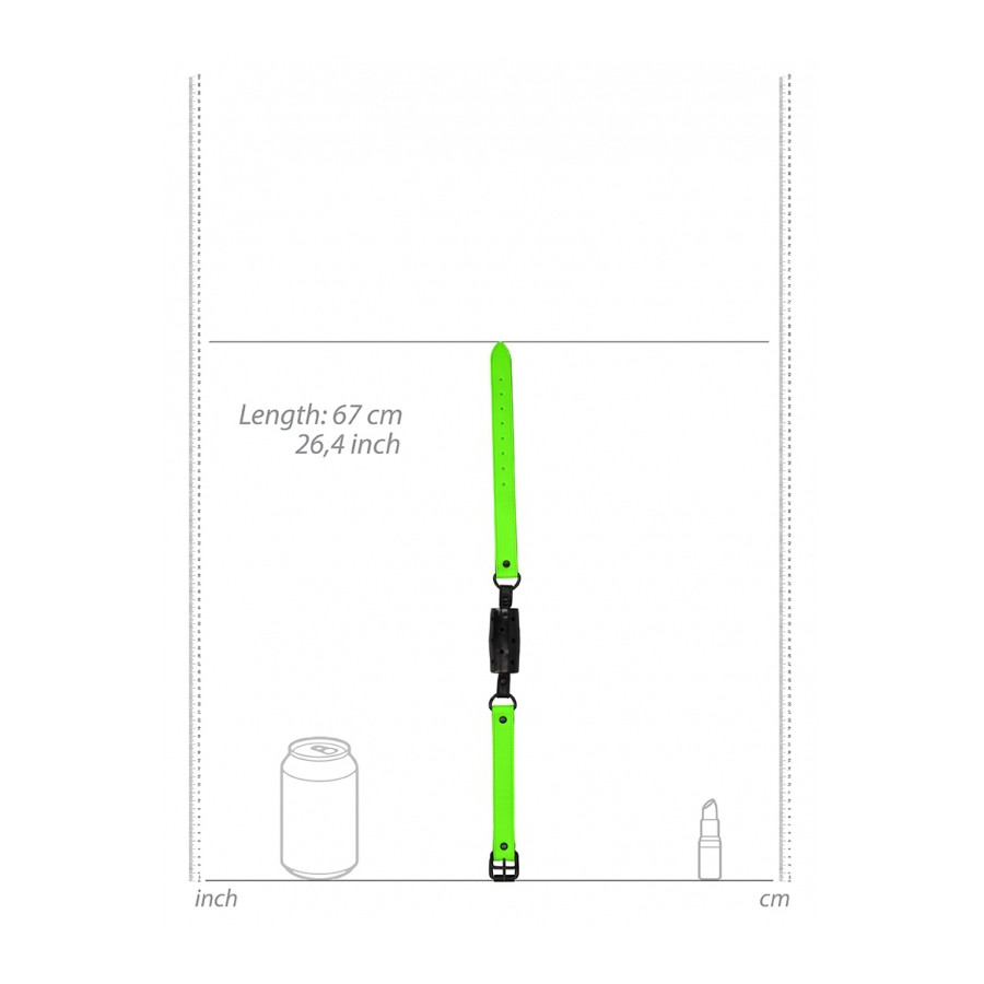 Bâillon Cylindre phosphorescent Glow 7.5cm