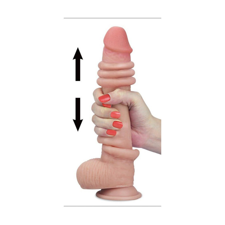 Gode réaliste SLIDING SKIN 13 x 3.5 cm