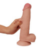 Gode réaliste SLIDING SKIN 16 x 4 cm