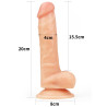 Gode réaliste Soft Dude 15 x 4cm