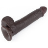 Gode Sliding Skin 17 x 4.2cm Marron