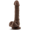 Gode réaliste Basic Up Dr Skin 14 x 3.5cm Marron Marron