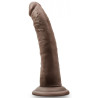 Gode réaliste Cock Long Dr Skin 17 x 4cm Marron