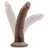 Gode réaliste Cock Long Dr Skin 17 x 4cm Marron