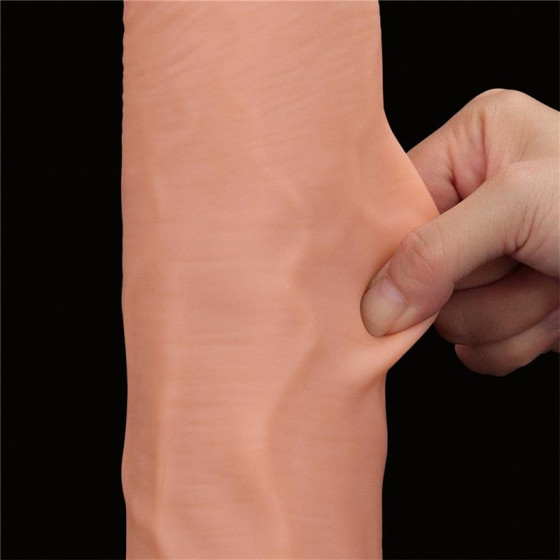 Gode réaliste Sliding Skin 27 x 6.5cm