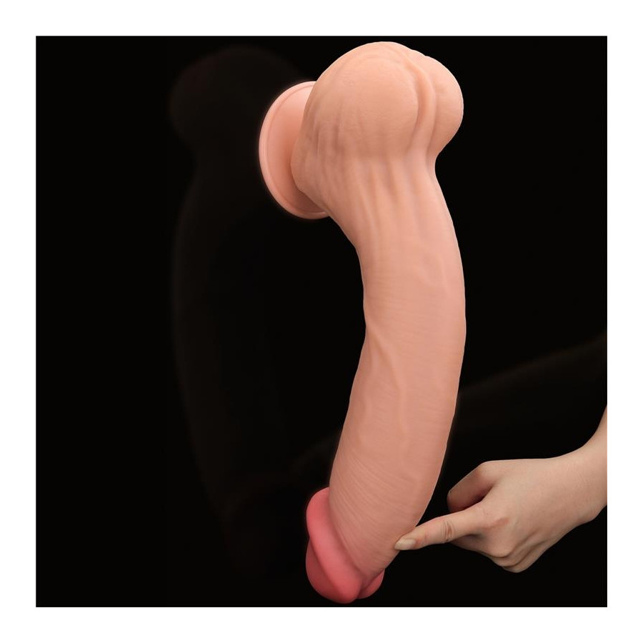 Gode réaliste Sliding Skin 27 x 6.5cm