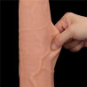 Gode réaliste Sliding Skin 25 x 6cm