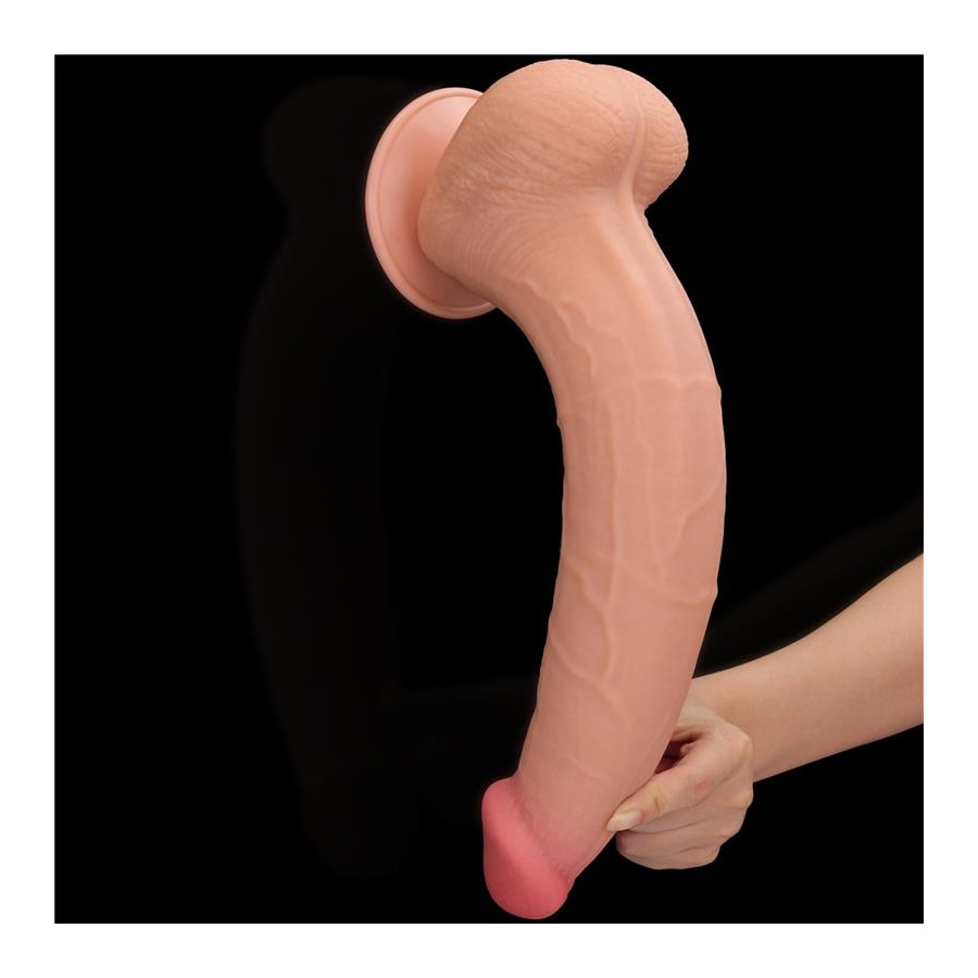 Gode réaliste Sliding Skin 25 x 6cm