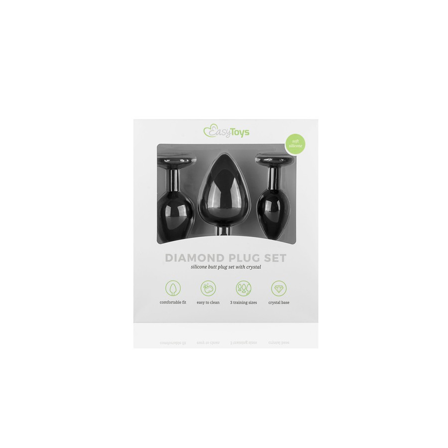 Pack de 3 plugs Bijou