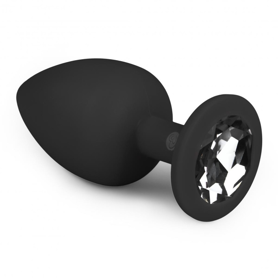 Plug Bijou Diamond Noir 8 x 4cm Plug Bijou Diamond Noir 8 x 4cm