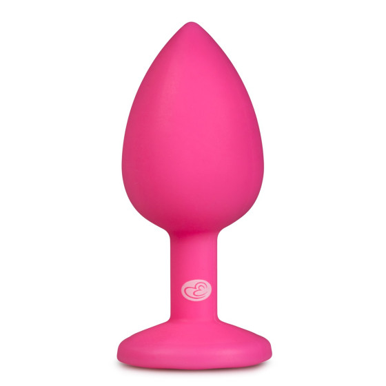 Plug Bijou Diamond Rose 6 x 2.7cm