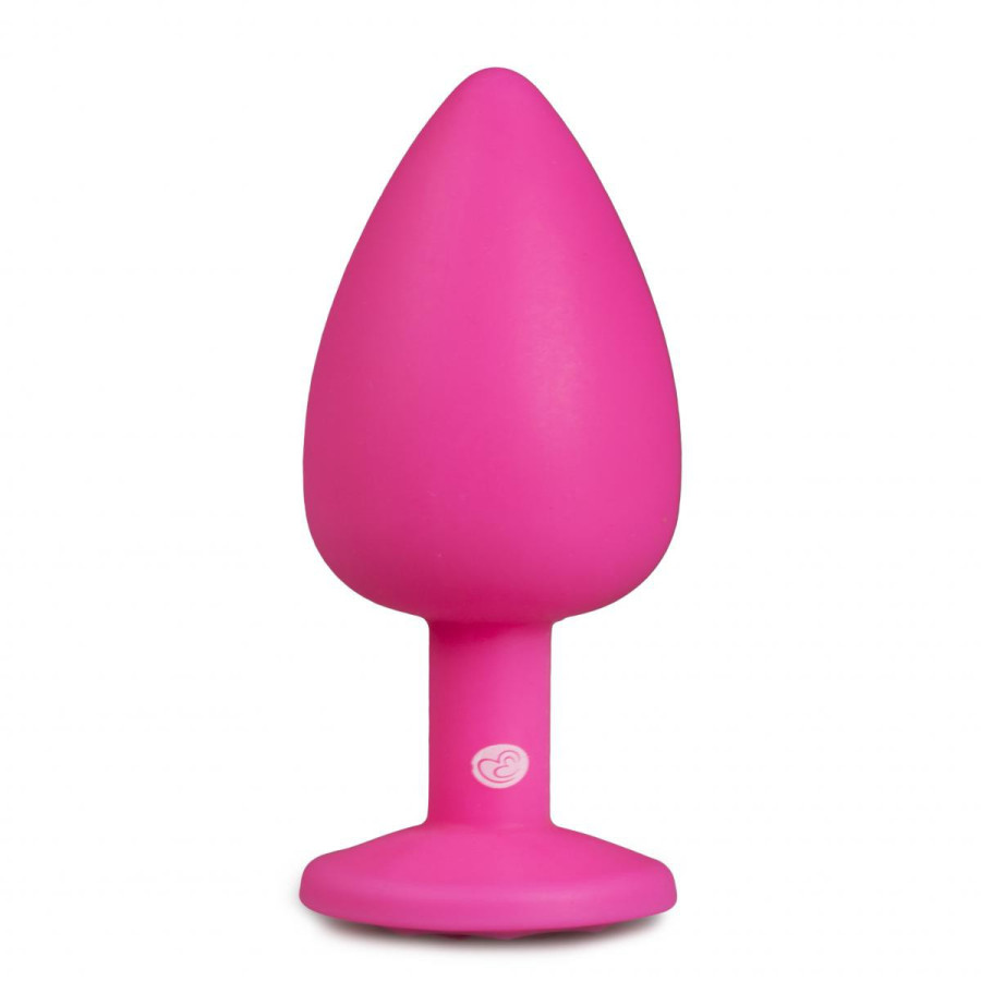 Plug Bijou Diamond Rose 8 x 4cm