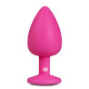 Plug Bijou Diamond Rose 8 x 4cm