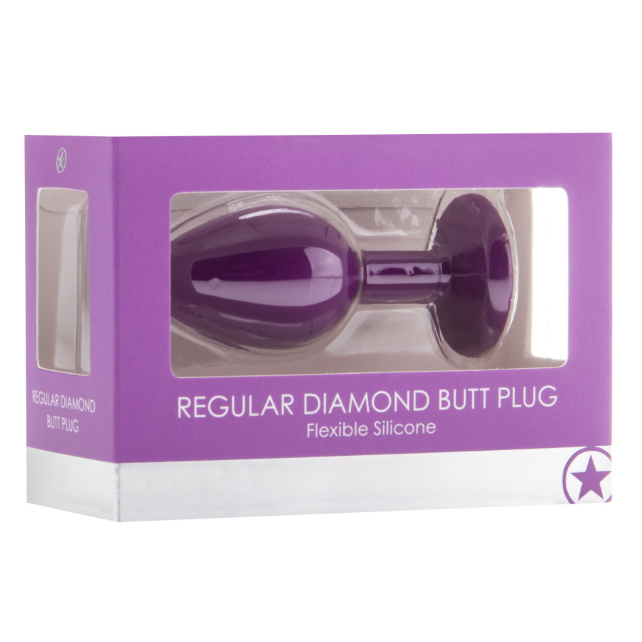 Plug Diamond Regular – 6.5 x 2.8 cm Violet