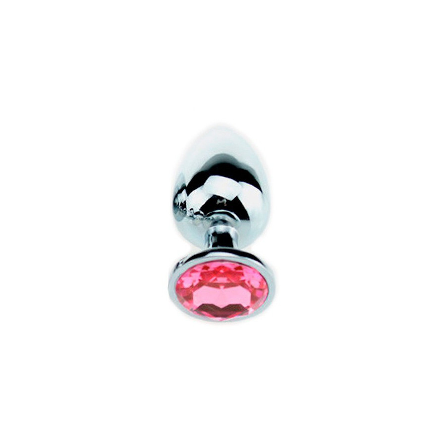 Plug Bijou Strass Rose - MEDIUM 7 x 3.4cm