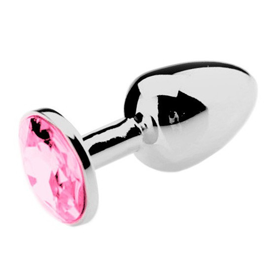 Plug Bijou Strass Rose - MEDIUM 7 x 3.4cm