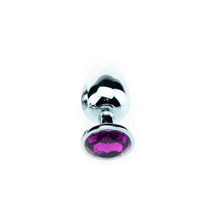 Plug Bijou Strass Violet - MEDIUM 7 x 3.4cm