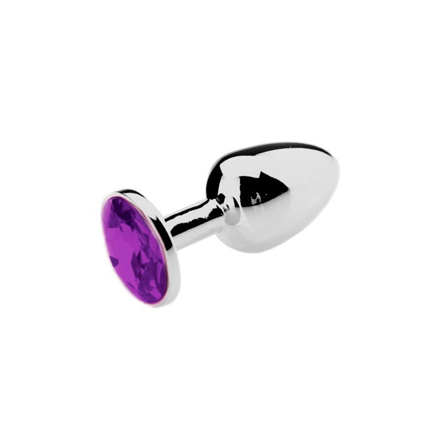 Plug Bijou Strass Violet - MEDIUM 7 x 3.4cm