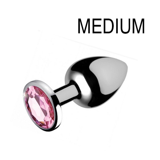 Plug bijou Gem Rose 7 x 3.4 cm