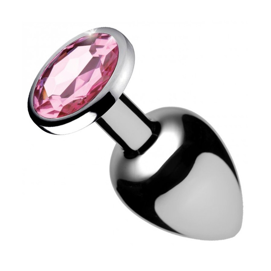 Plug bijou Gem Rose 8 x 4 cm