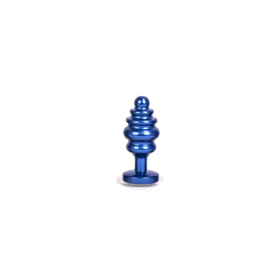 Bijou anal Alloy 6.5 x 3 cm Bleu
