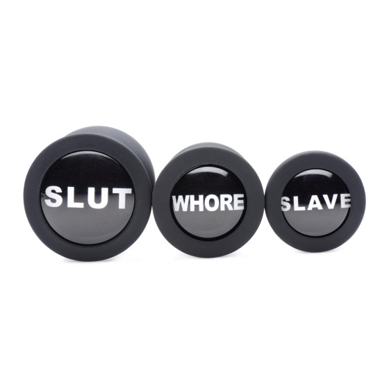 Kit de 3 plugs Dirty Words