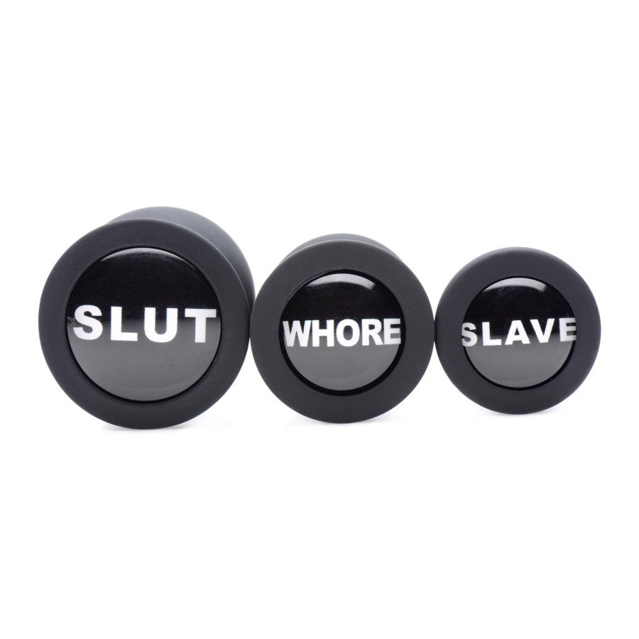 Kit de 3 plugs Dirty Words