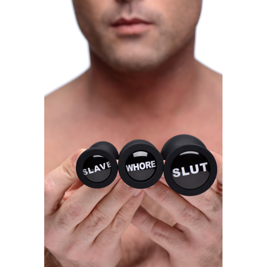 Kit de 3 plugs Dirty Words
