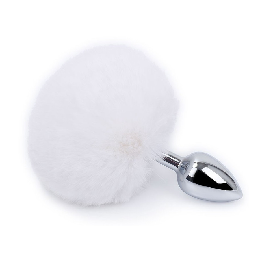 Plug Queue de lapin Bunny Tail 6 x 2.7 cm Blanc