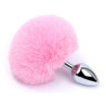 Plug Queue de lapin Bunny Tail 6 x 2.7 cm Rose