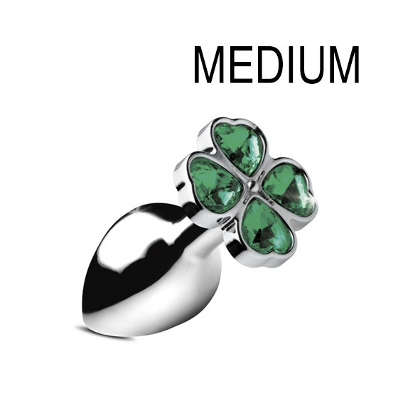 Plug bijou Lucky Gem Trèfle 7.5 x 3.2 cm