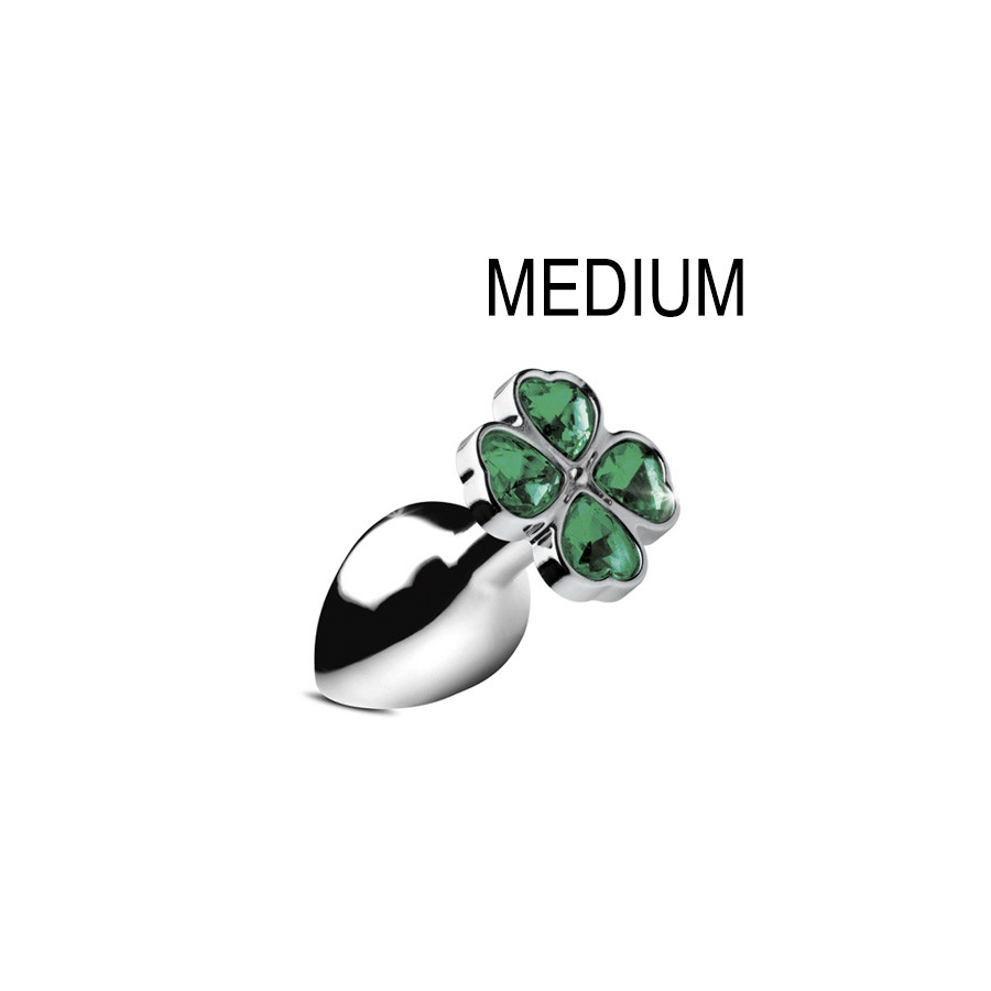 Plug bijou Lucky Gem Trèfle 7.5 x 3.2 cm