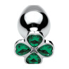 Plug bijou Lucky Gem Trèfle 9 x 4 cm