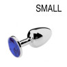 Plug bijou Bleu 6 x 2.7 cm