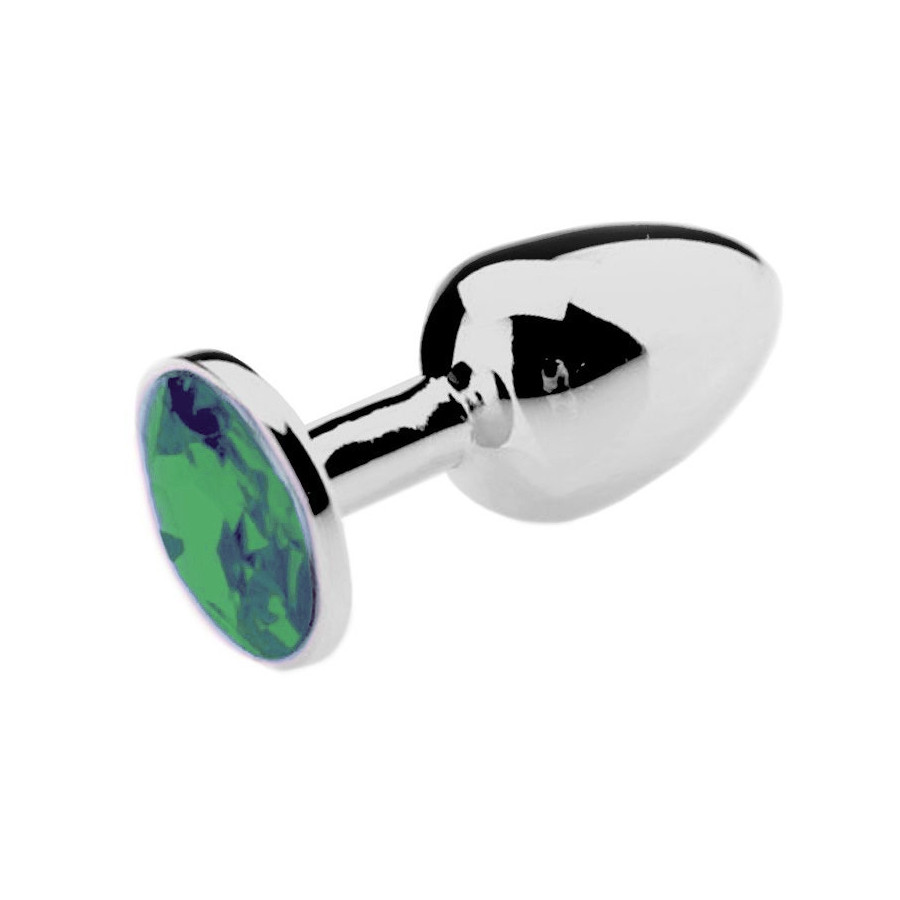 Plug Bijou Vert 8 x 4 cm